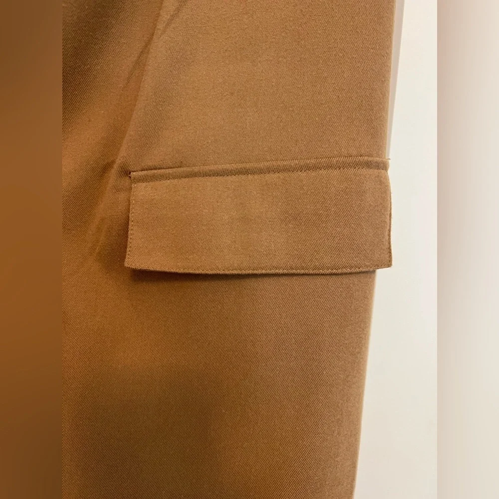 Merona Tan sleeveless long jacket
